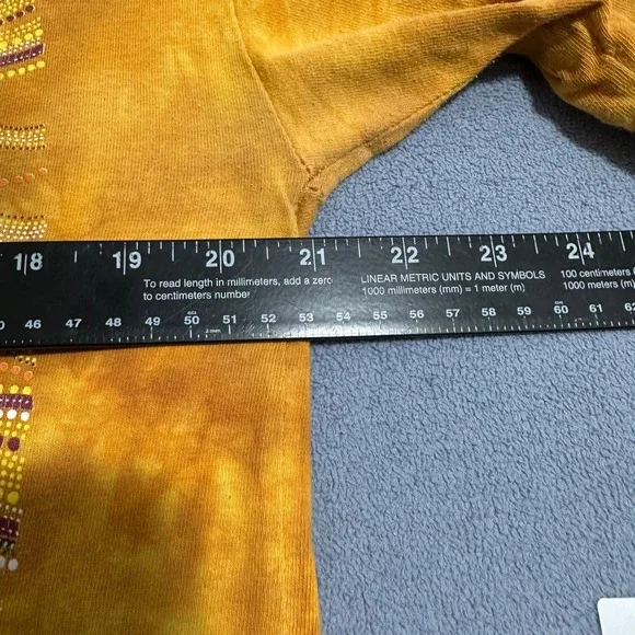 Vintage Gooses T-Shirt Aboriginal Art J.W. Eastwood Australian Tie Dye Men's Med - Picture 6 of 8